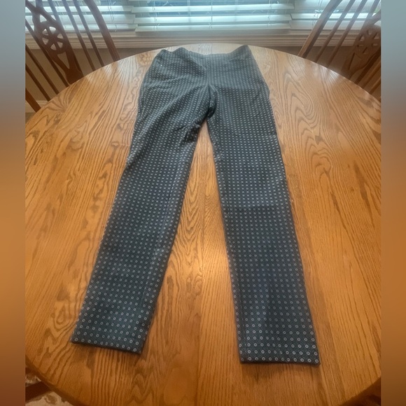 RLX Ralph Lauren Graphic Nylon Stretch Pant Size 6P Petite NWOT Teal Floral - Picture 1 of 13